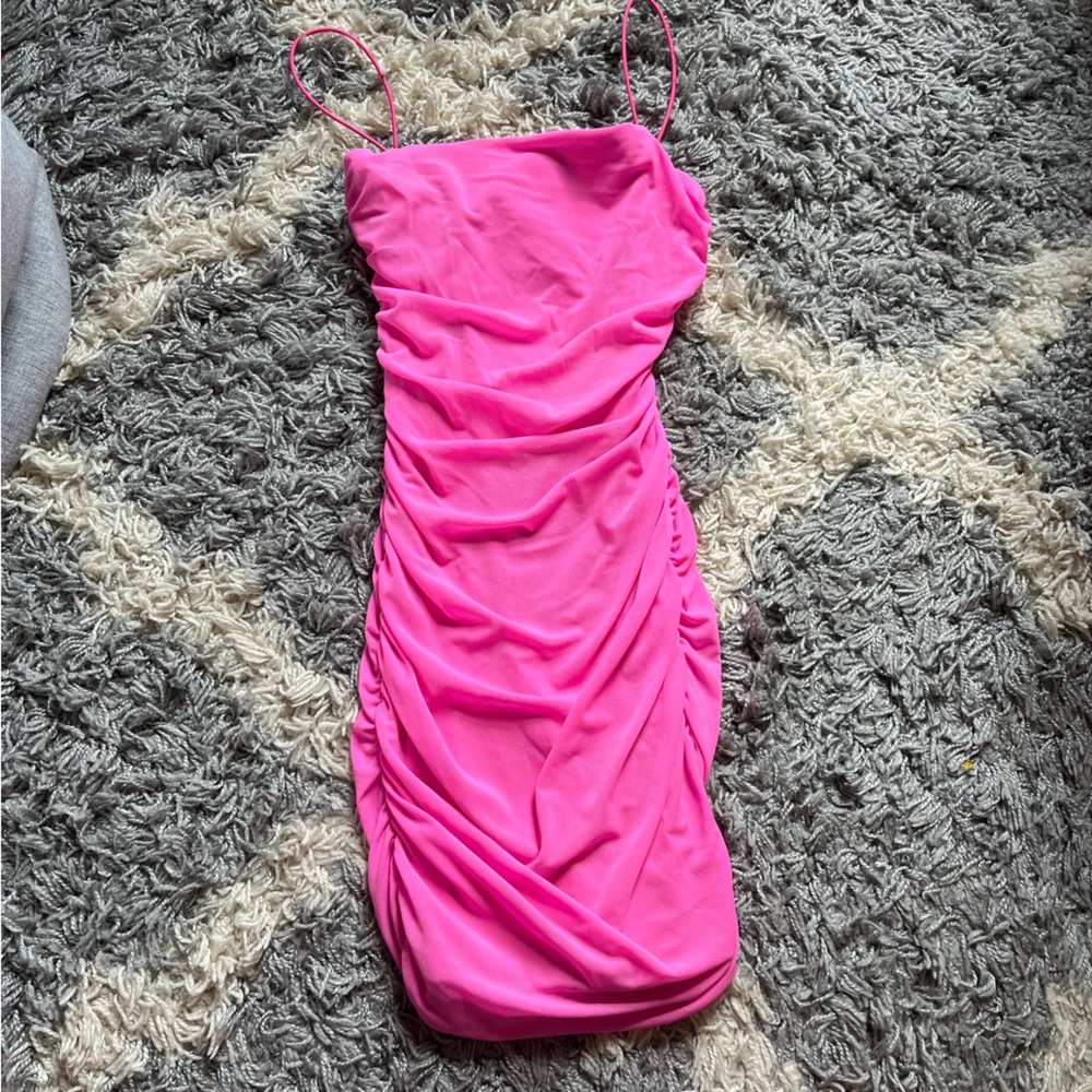 Pink Tight Mini Dress